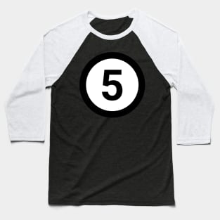 Halloween Billiard Pool Ball 5 five Group Costume Baseball T-Shirt